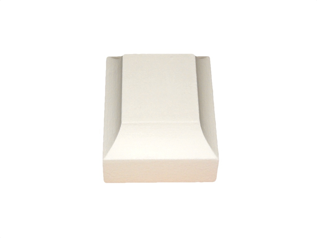 Base Quadrata Per Diam. 18 - Base in polistirene gessata - Decorget - Ital Decori - Image 0