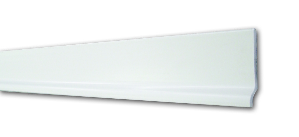 Battiscopa Bb 4 Bianco - Battiscopa in PVC - Decorget - Ital Decori - Image 0