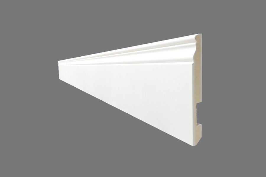 Battiscopa EH 12 - Battiscopa in MDF Light bianco - Decorget - Ital Decori - Image 0