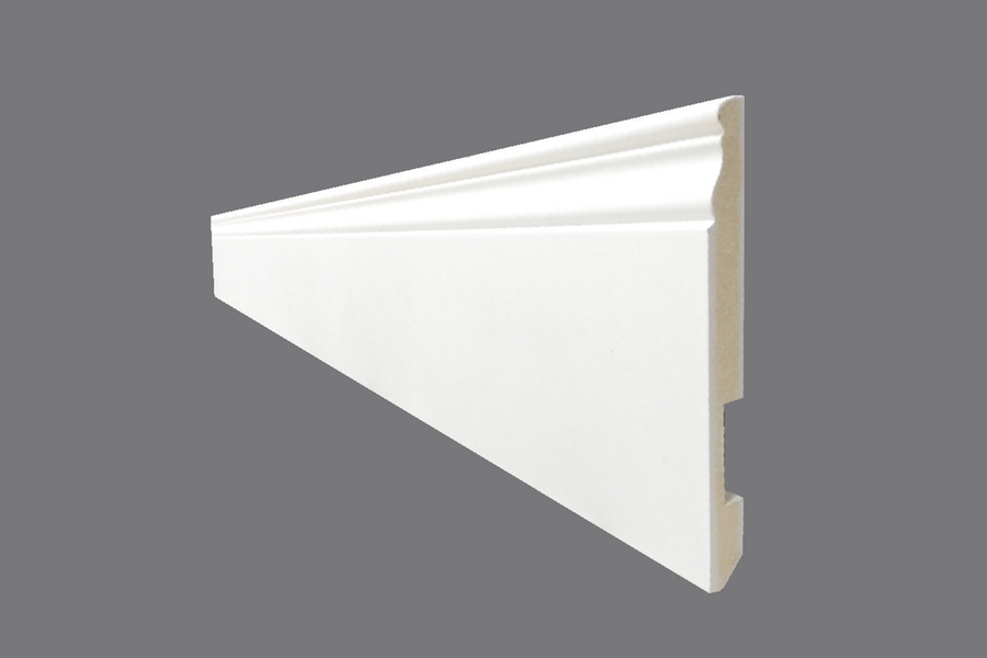 Battiscopa EH 14 - Battiscopa in MDF Light bianco - Decorget - Ital Decori - Image 0