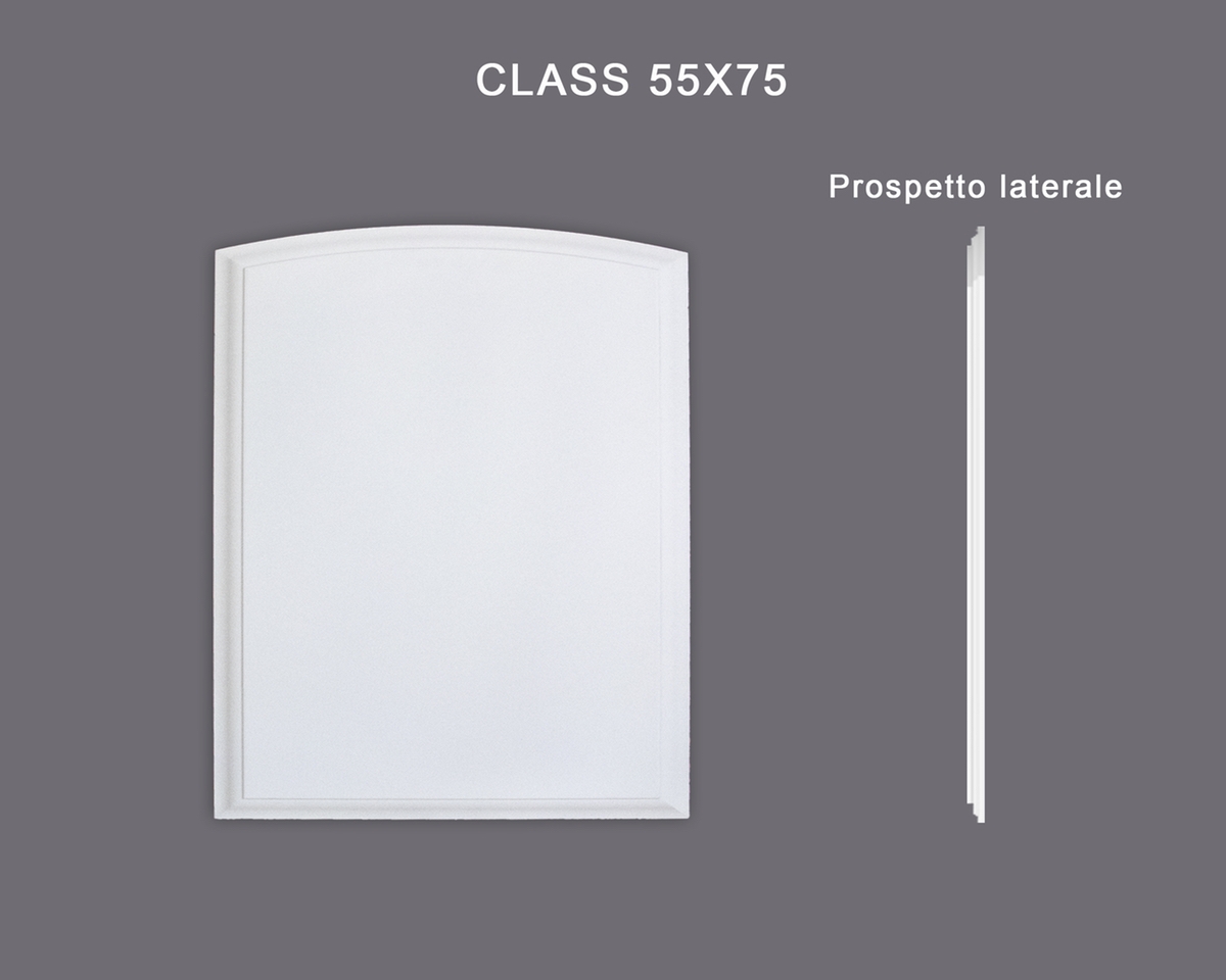 Class 55x75 - Pannello in MDF Light bianco - Decorget - Ital Decori - Image 0