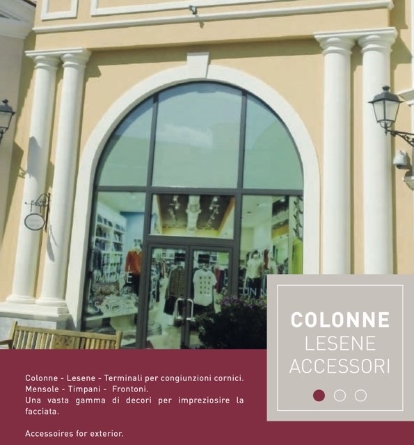 Col 20 Sc - Colonna in polistirene spalmato con graniglie - Decorget - Ital Decori - Image 3