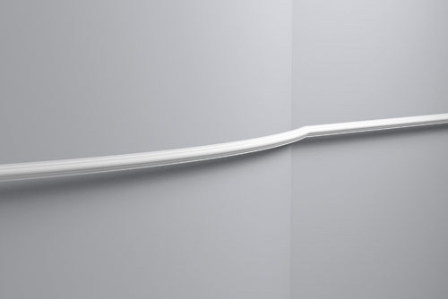 Dec 1 Flex - Cornice in polimero bianco - Decorget - Ital Decori - Image 1