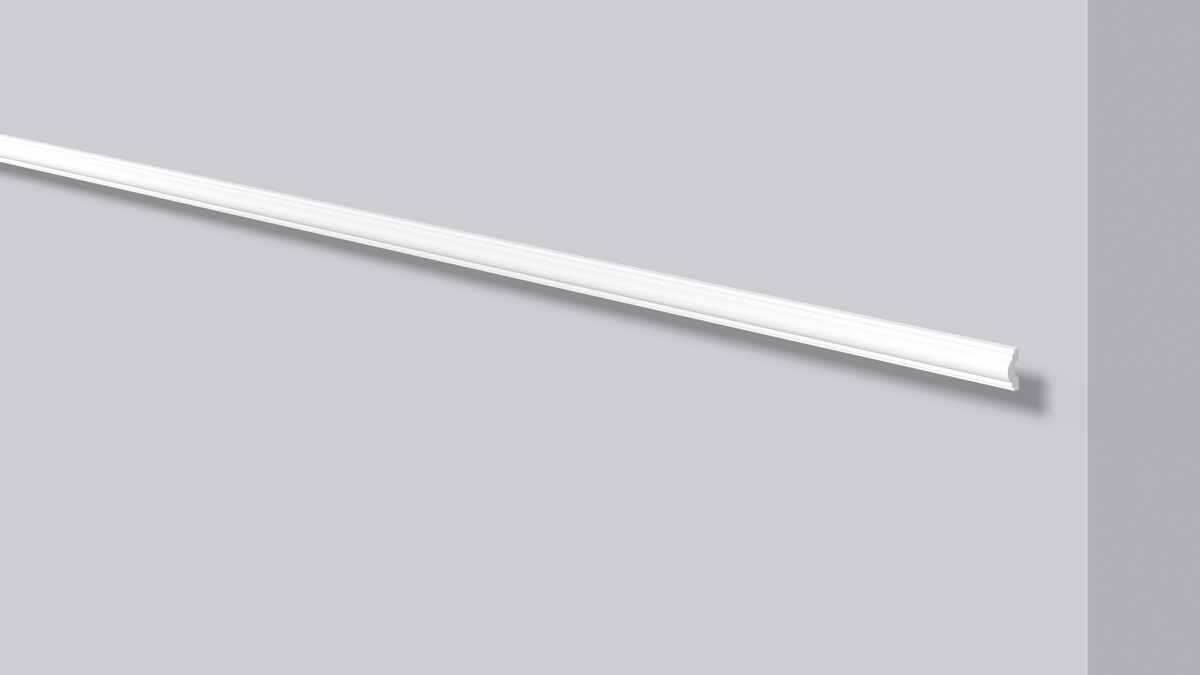 Dec 7 - Cornice in polimero bianco - Decorget - Ital Decori - Image 0