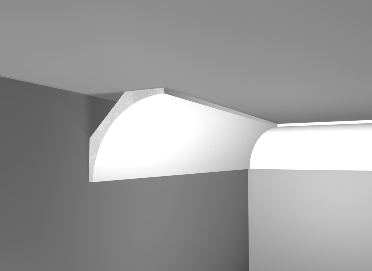 G 20 - Cornice in polistirene gessato bianco - Decorget - Ital Decori - Image 0