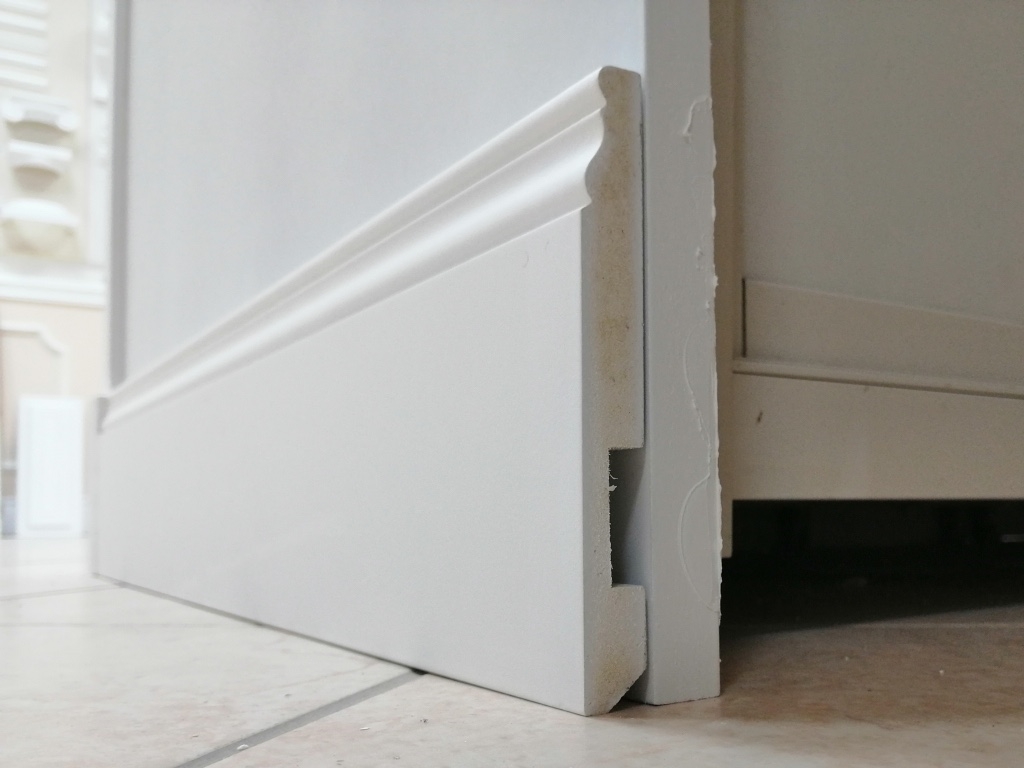 Battiscopa EH 12 - Battiscopa in MDF Light bianco - Decorget - Ital Decori - Image 2