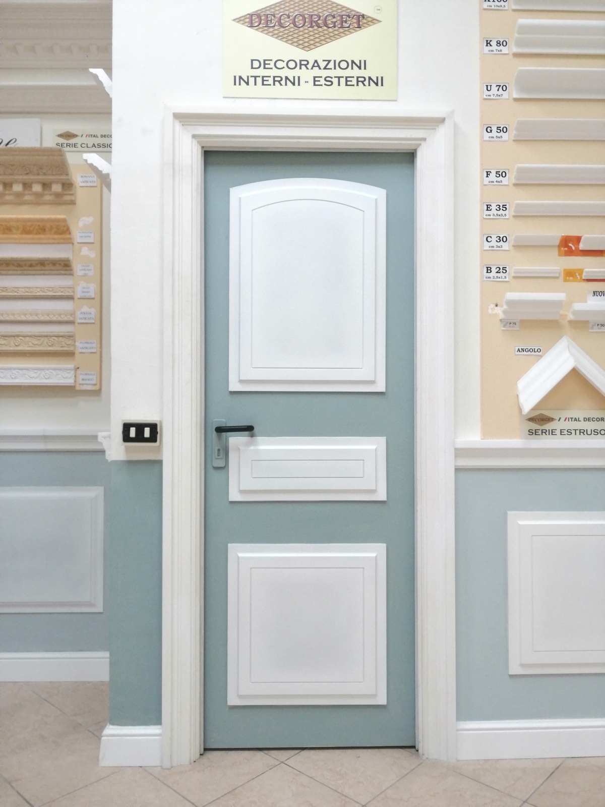 Decor 55x22 - Pannello in MDF Light bianco - Decorget - Ital Decori - Image 4