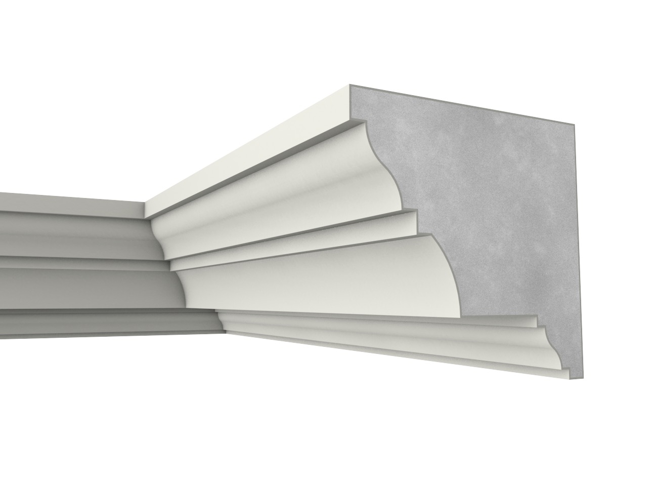 Mb 25 - Cornicione e sottogronda in polistirene spalmato con graniglie - Decorget - Ital Decori - Image 0