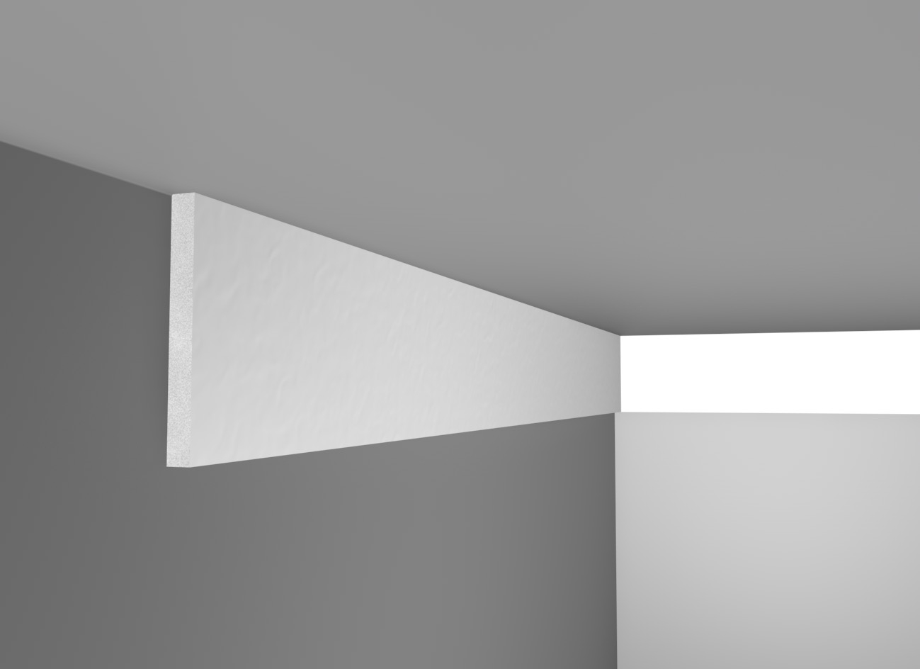 P 12 - Cornice in polistirene gessato bianco - Decorget - Ital Decori - Image 0