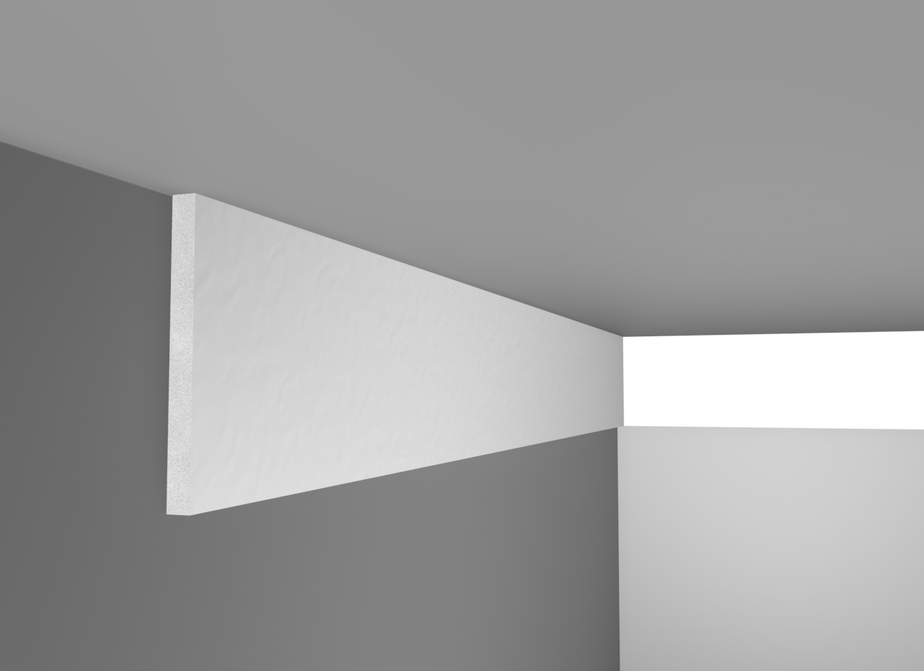 P 14 - Cornice in polistirene gessato bianco - Decorget - Ital Decori - Image 0