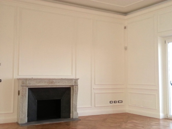 Pn 18 - Veletta cornice in polistirene gessato bianco - Decorget - Ital Decori - Image 2