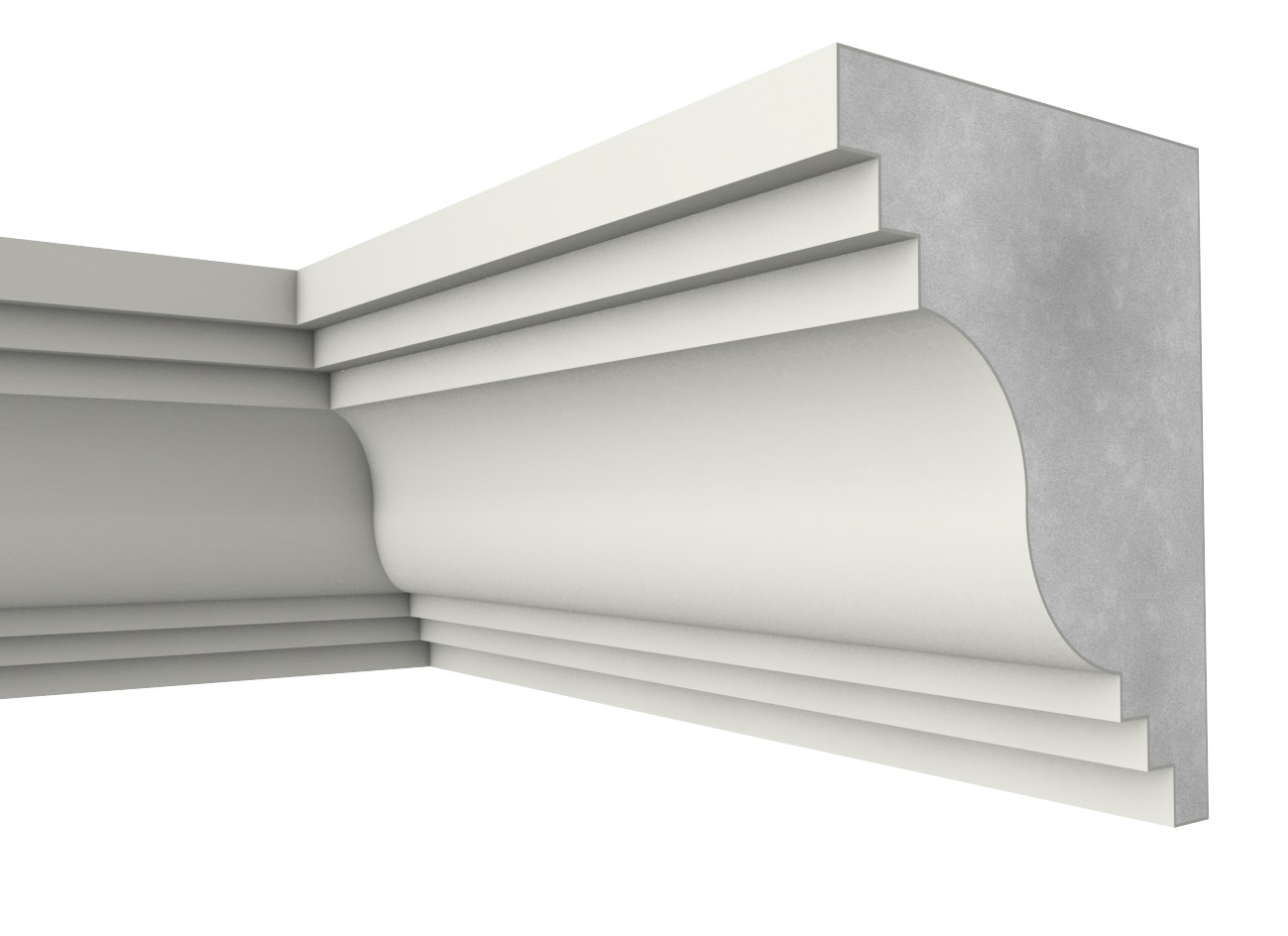 Sg 40 - Cornicione e sottogronda in polistirene spalmato con graniglie - Decorget - Ital Decori - Image 0