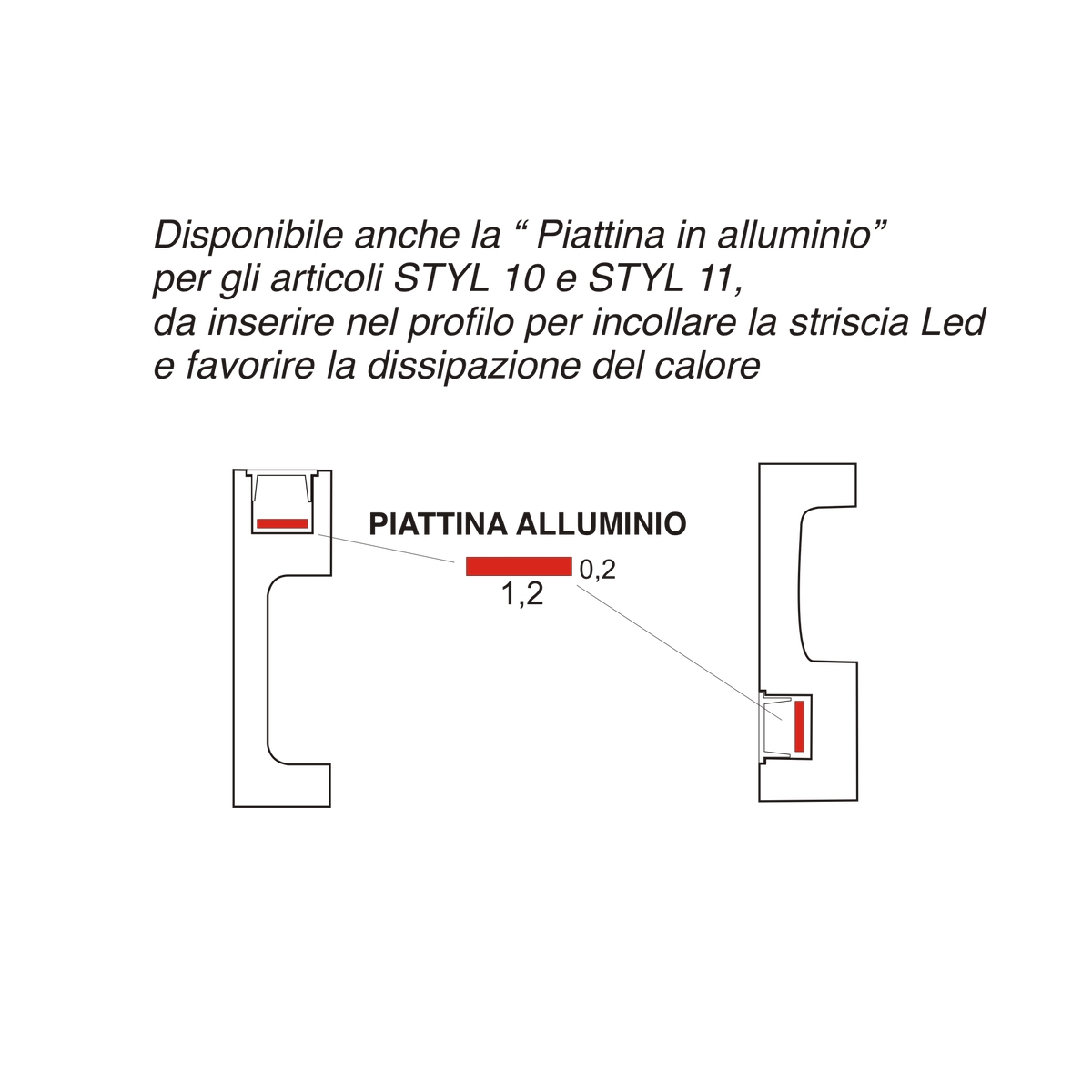 STYL 10 - Veletta cornice per LED in polimero - Decorget - Ital Decori - Image 4