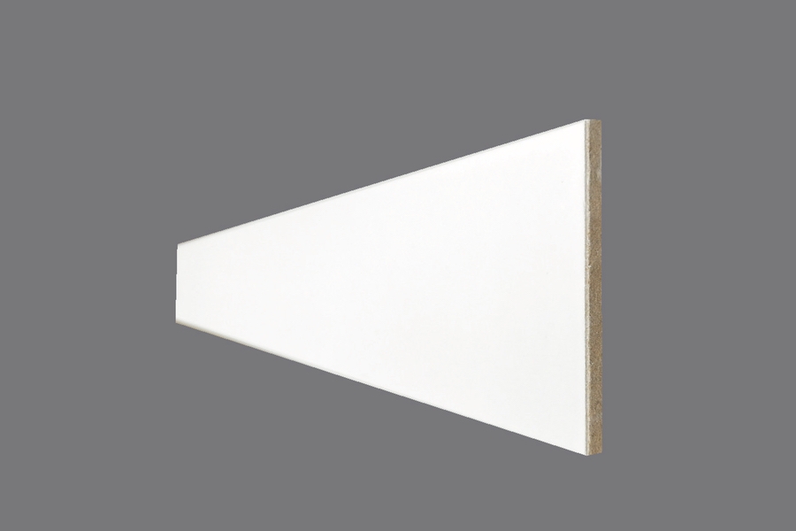 Battiscopa EH 9 - Battiscopa in MDF Light bianco - Decorget - Ital Decori