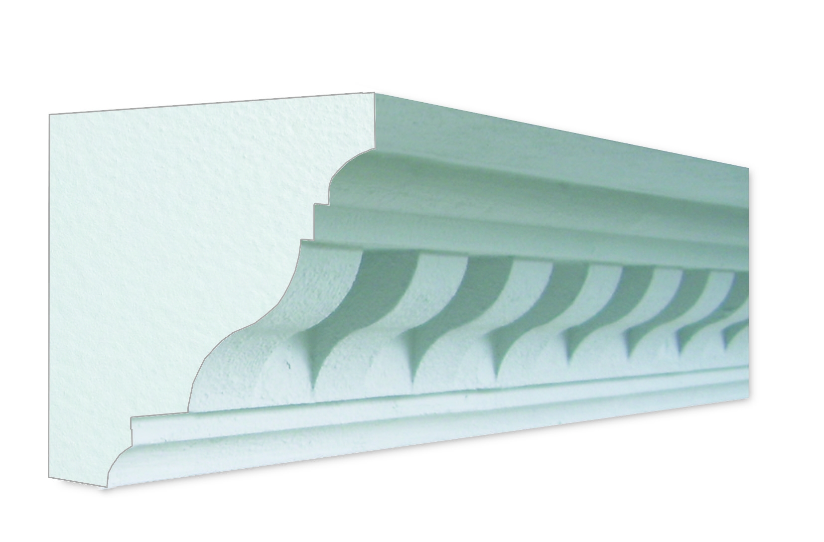 Castel 30 - Cornicione e sottogronda in polistirene spalmato con graniglie - Decorget - Ital Decori