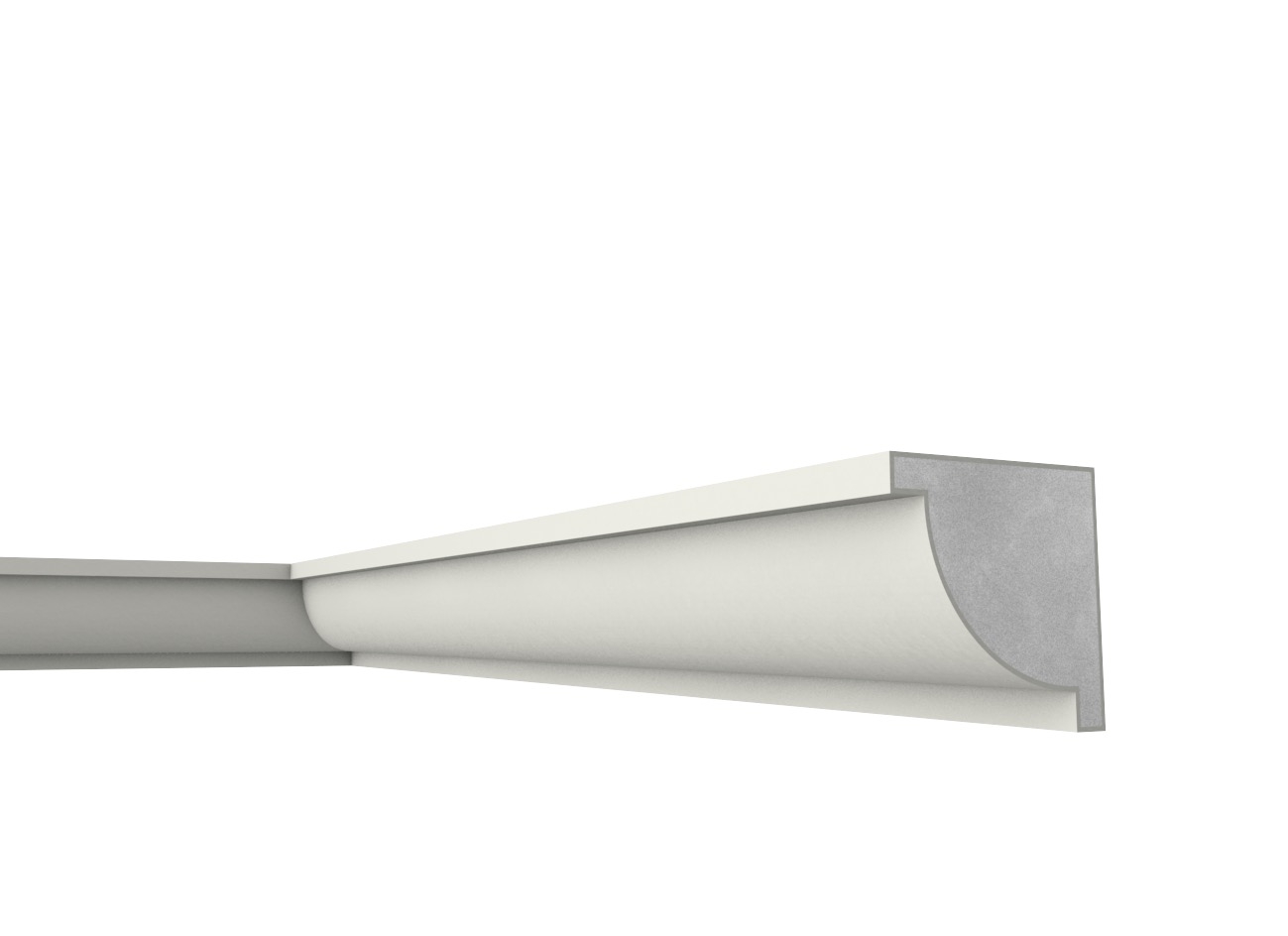 Mb 10 - Cornice e marcapiano in polistirene spalmato con graniglie - Decorget - Ital Decori