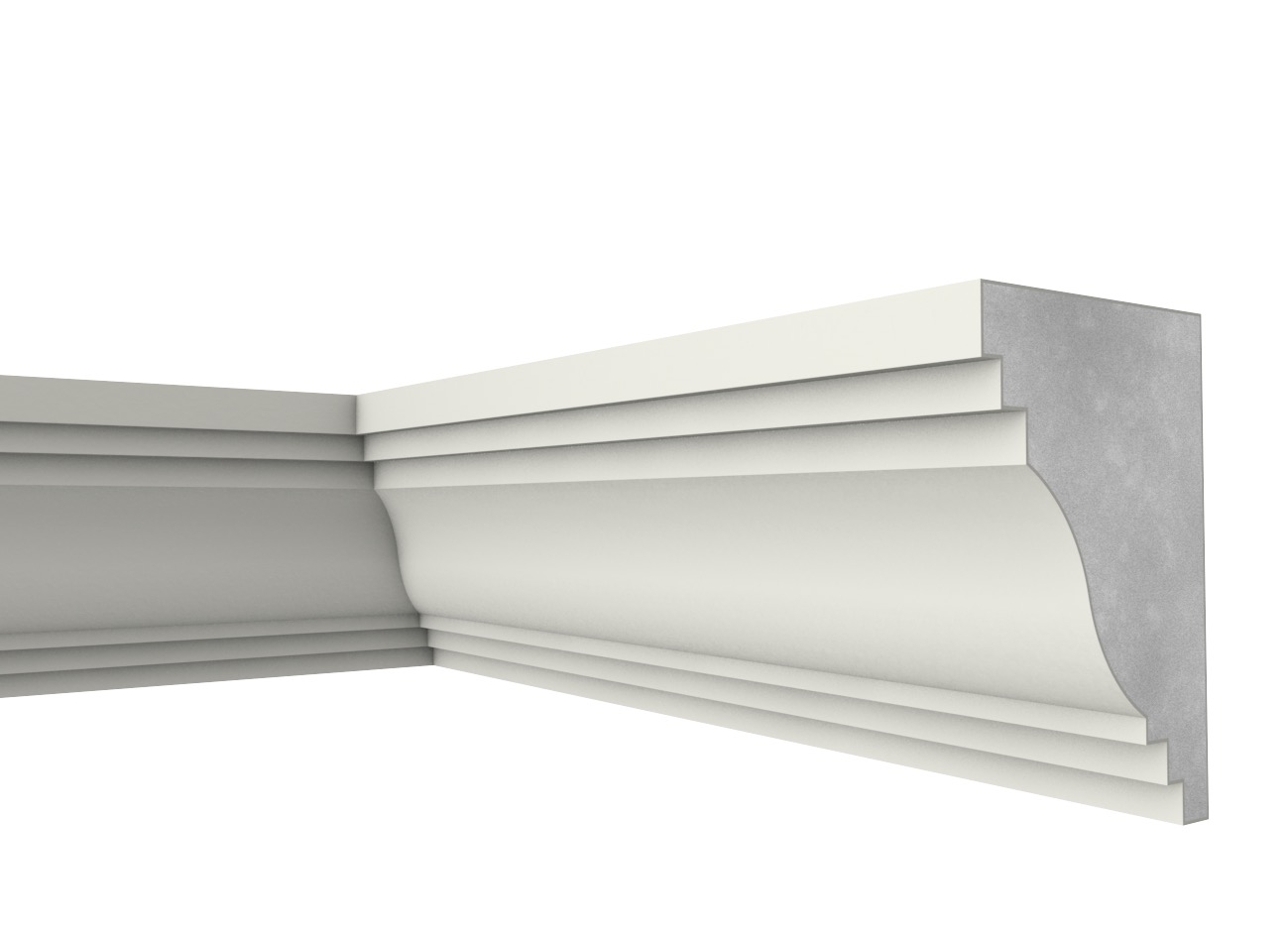 Sg 30 - Cornicione e sottogronda in polistirene spalmato con graniglie - Decorget - Ital Decori