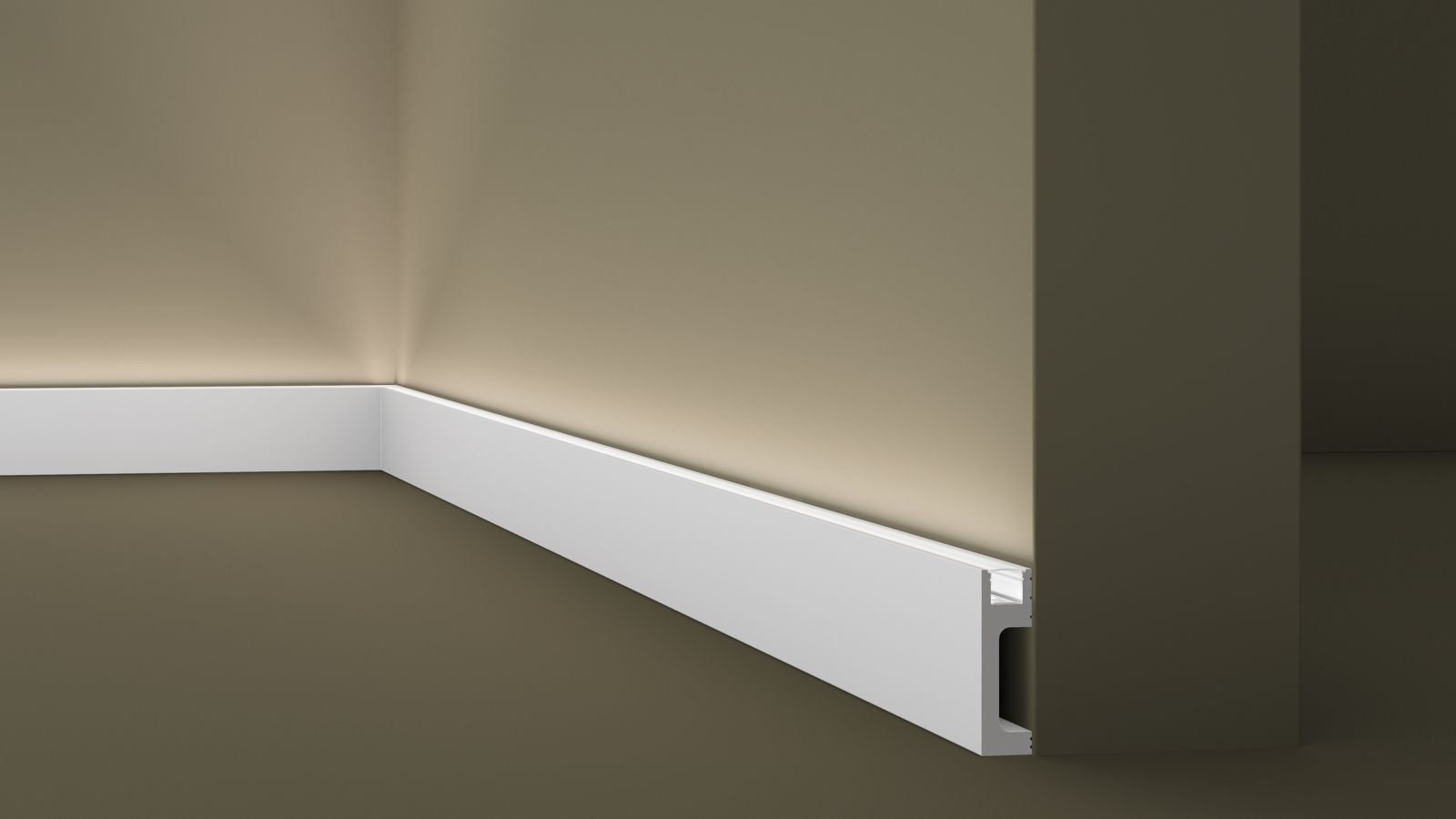 STYL 10 - Veletta cornice per LED in polimero - Decorget - Ital Decori