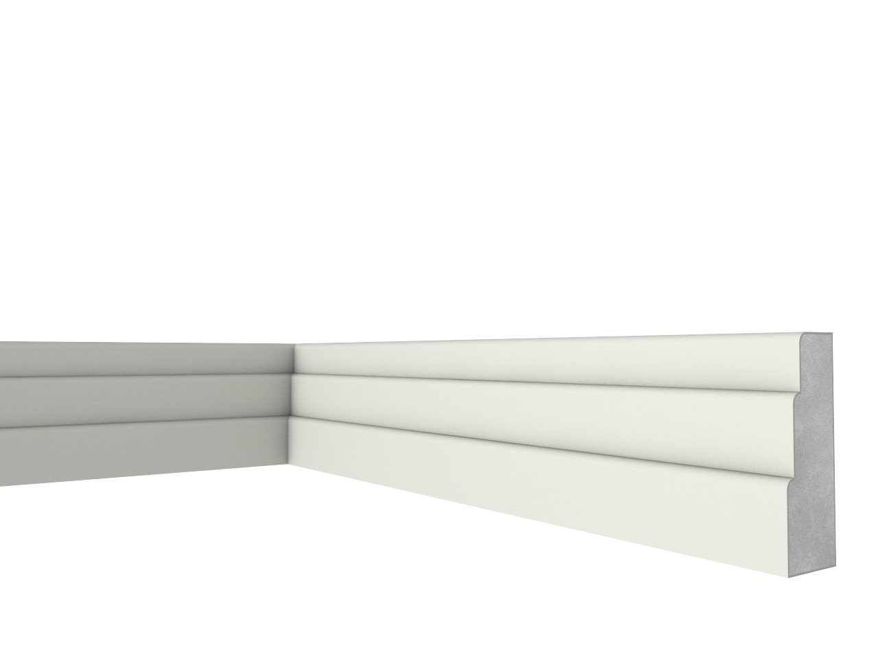 Zoccolo 2 - Zoccolo in polistirene spalmato con graniglie 200 CM. - Decorget - Ital Decori