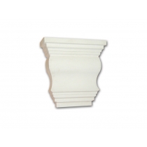 Capitello Piano Bianco Piccolo - Capitello in polistirene gessato