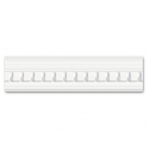 Dm 601 - Profilo in polistirene stampato bianco