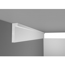 L 12 - Cornice in polistirene gessato bianco