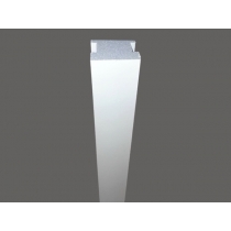 Led 15 - Veletta cornice in polistirene gessato bianco