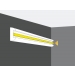 Led 14 - Veletta cornice in polistirene gessato bianco - Decorget - Ital Decori - Thumbnail 1